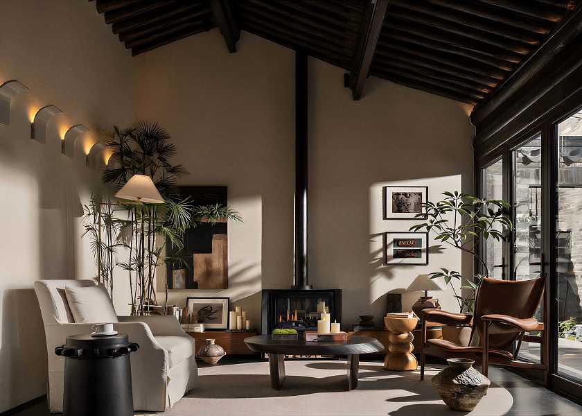 现代中古风客厅-2987676