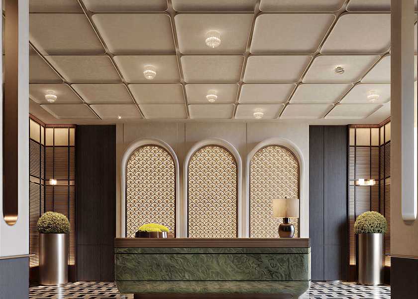 现代轻奢大堂大厅-3019518