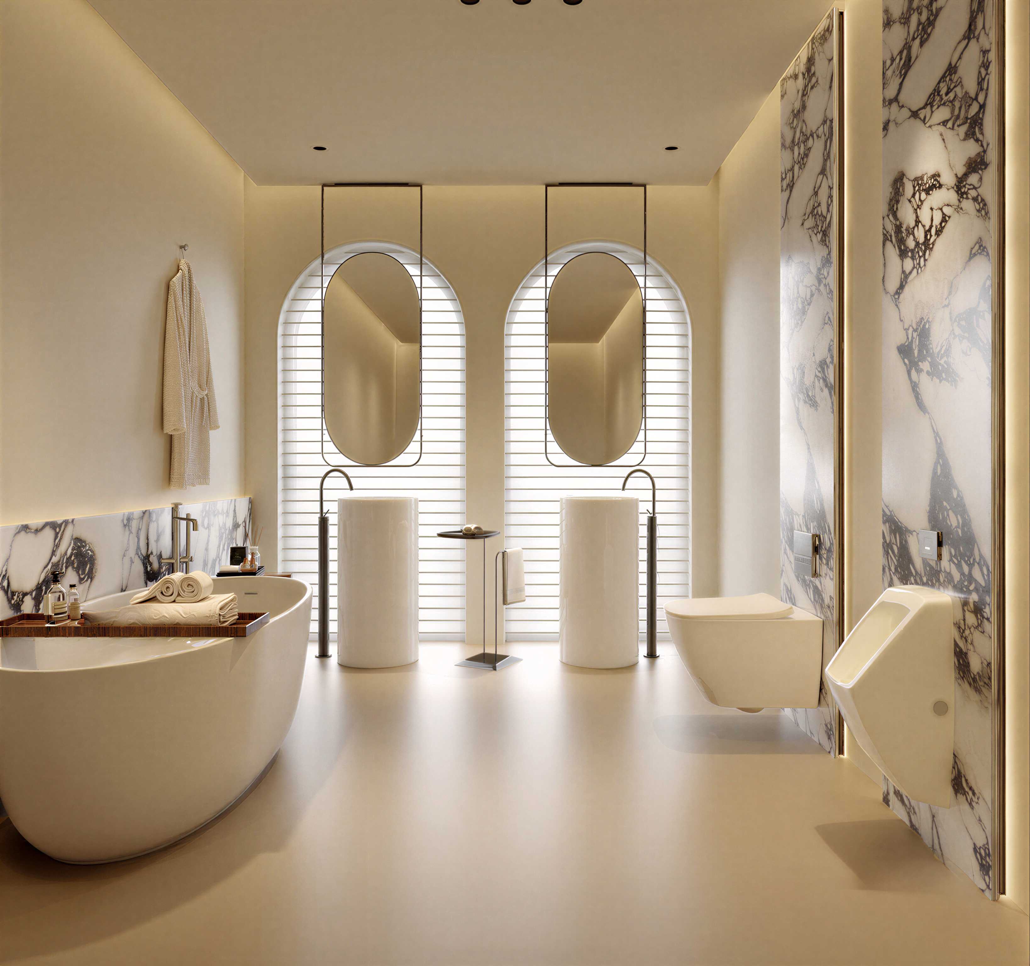 现代卫生间浴室-3030371