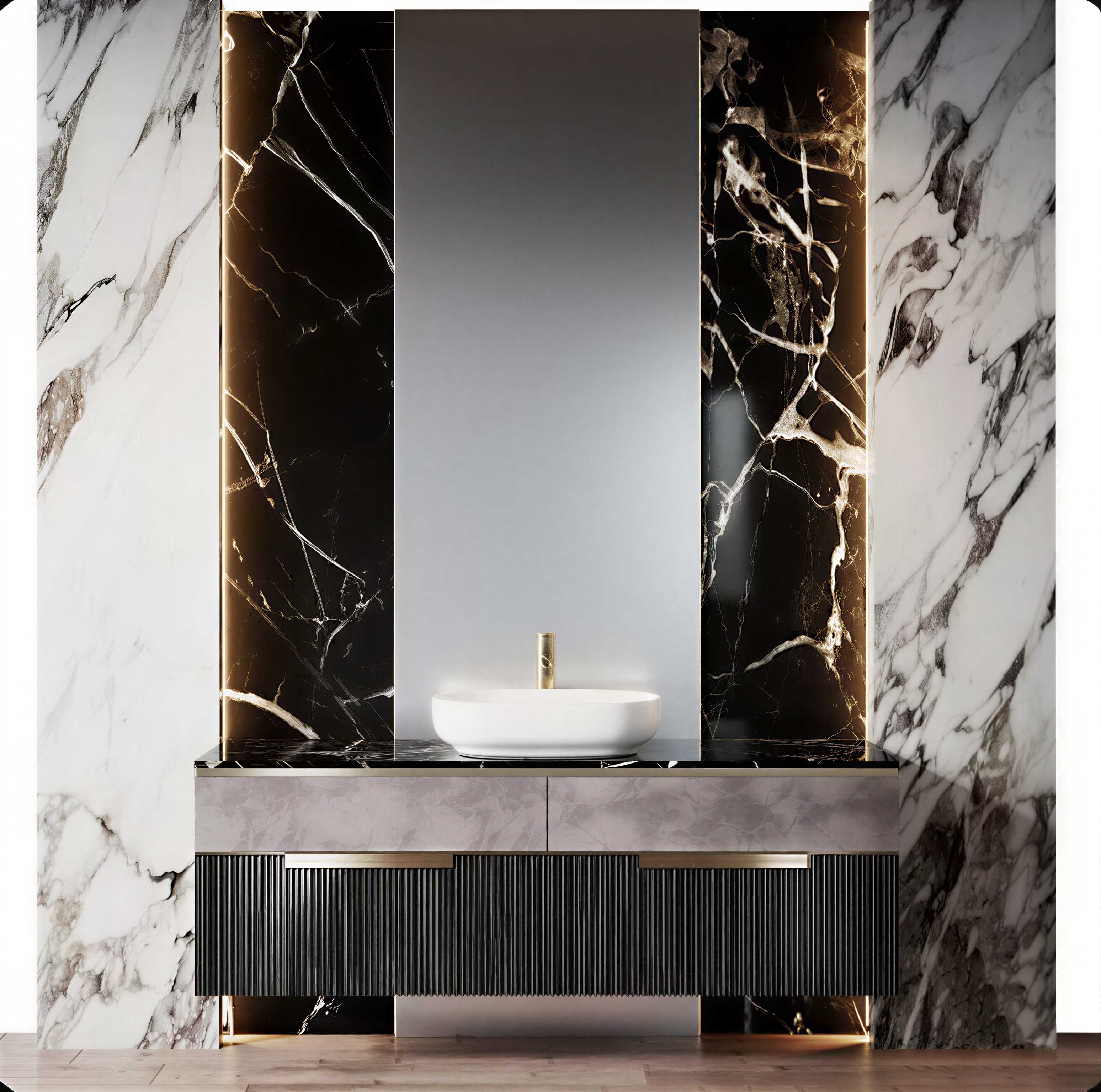 现代悬空卫浴柜-3030068