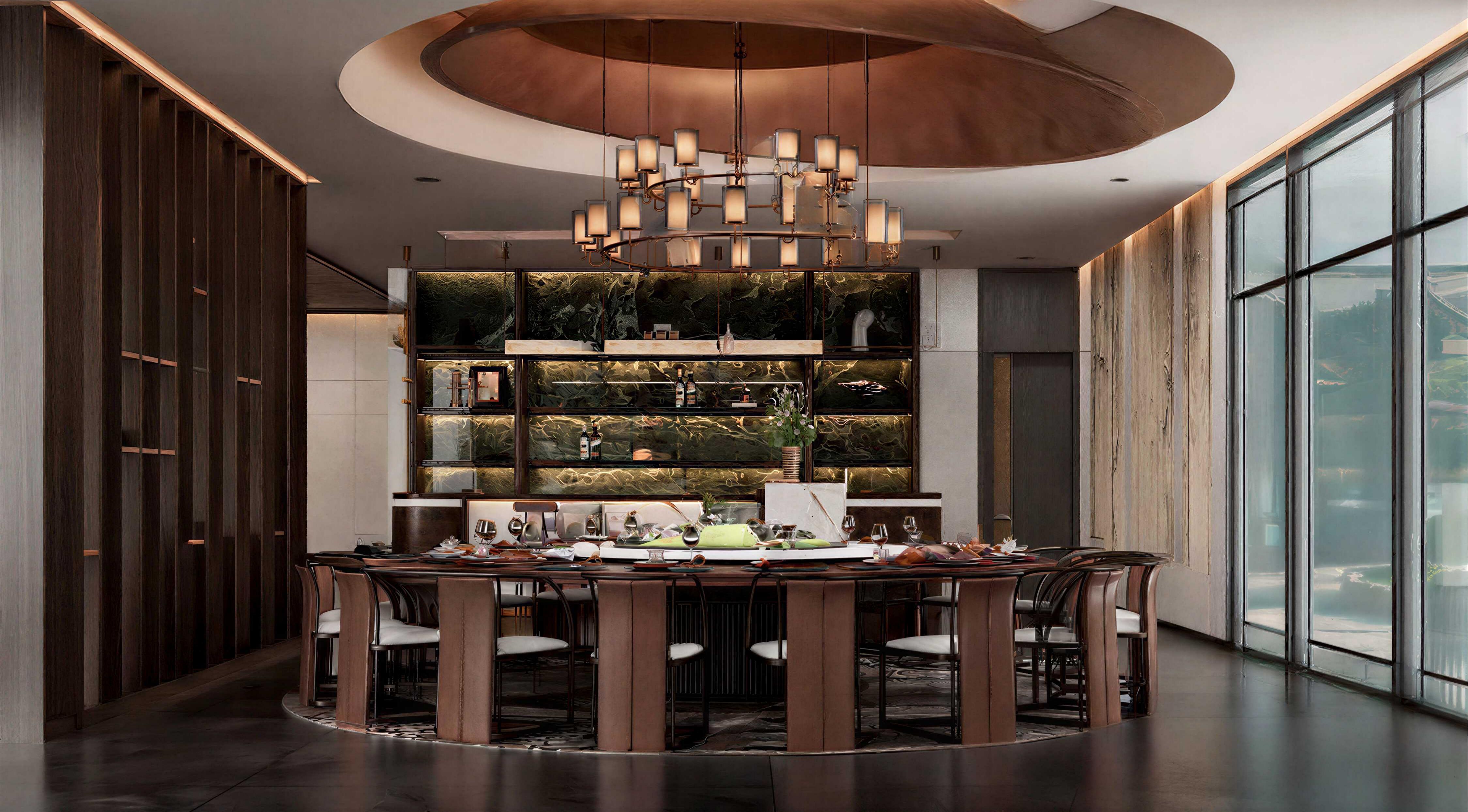 现代轻奢餐厅包厢-3066558