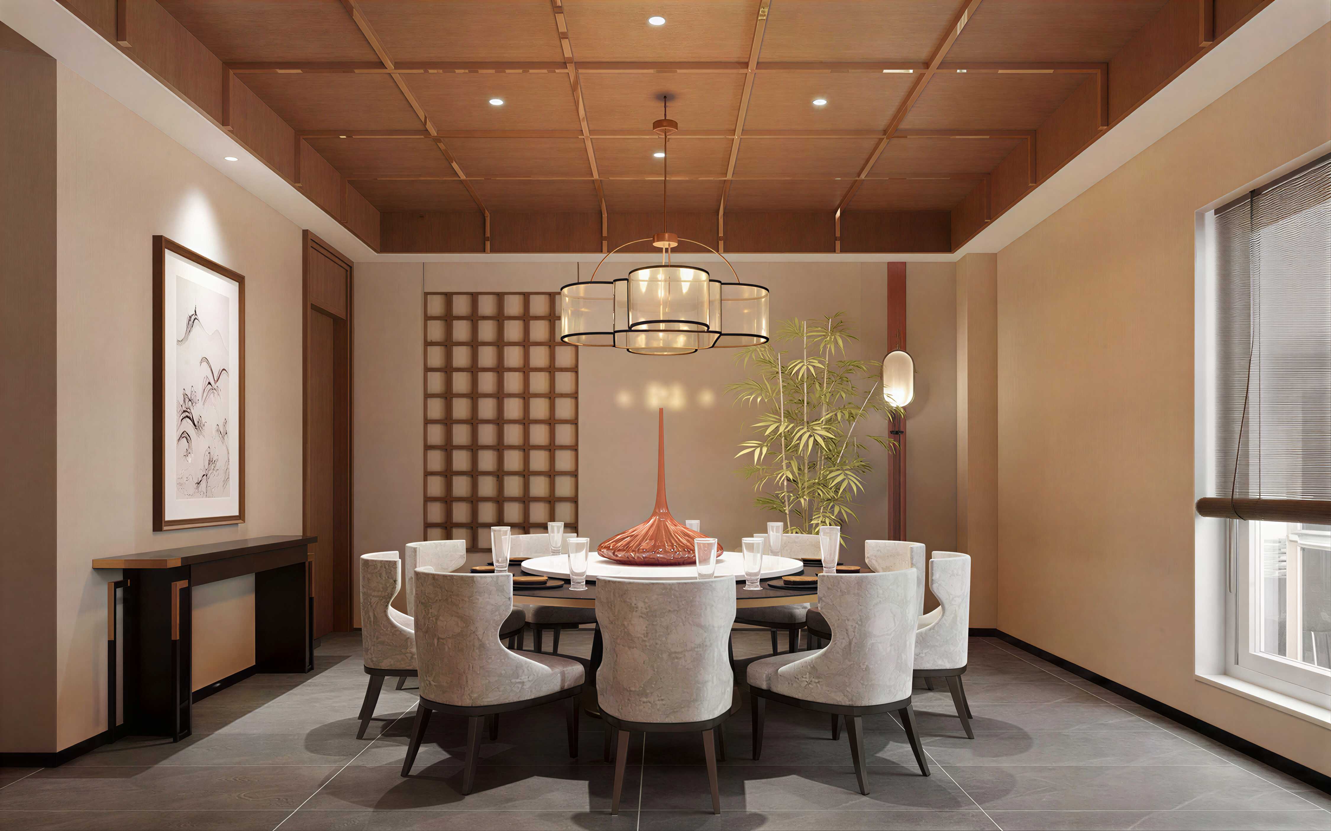 新中式餐厅包厢-3126744