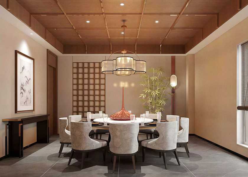 新中式餐厅包厢-3126744