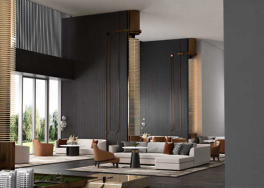 现代轻奢接待区-3204745