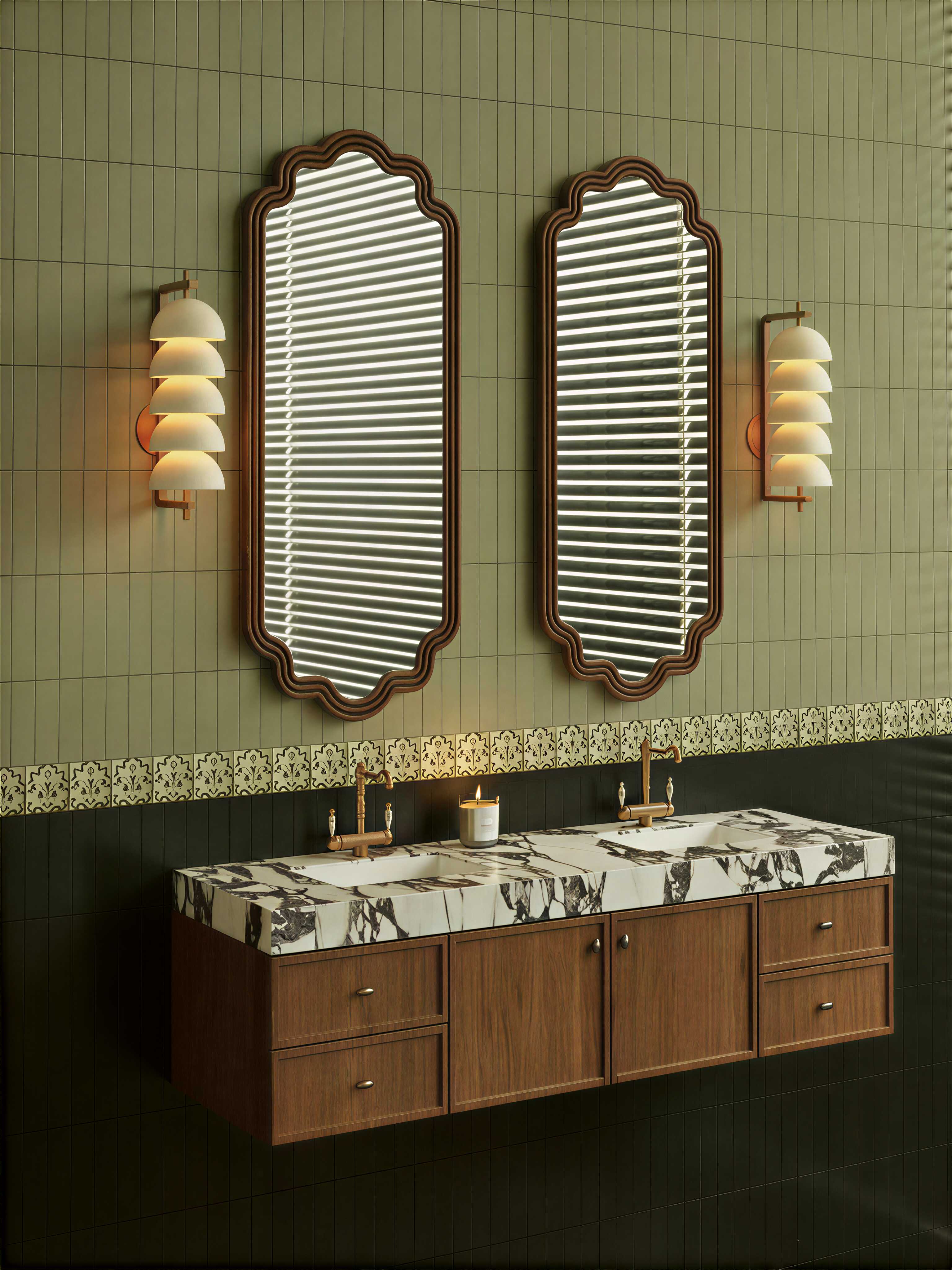 法式复古卫浴柜-3212293