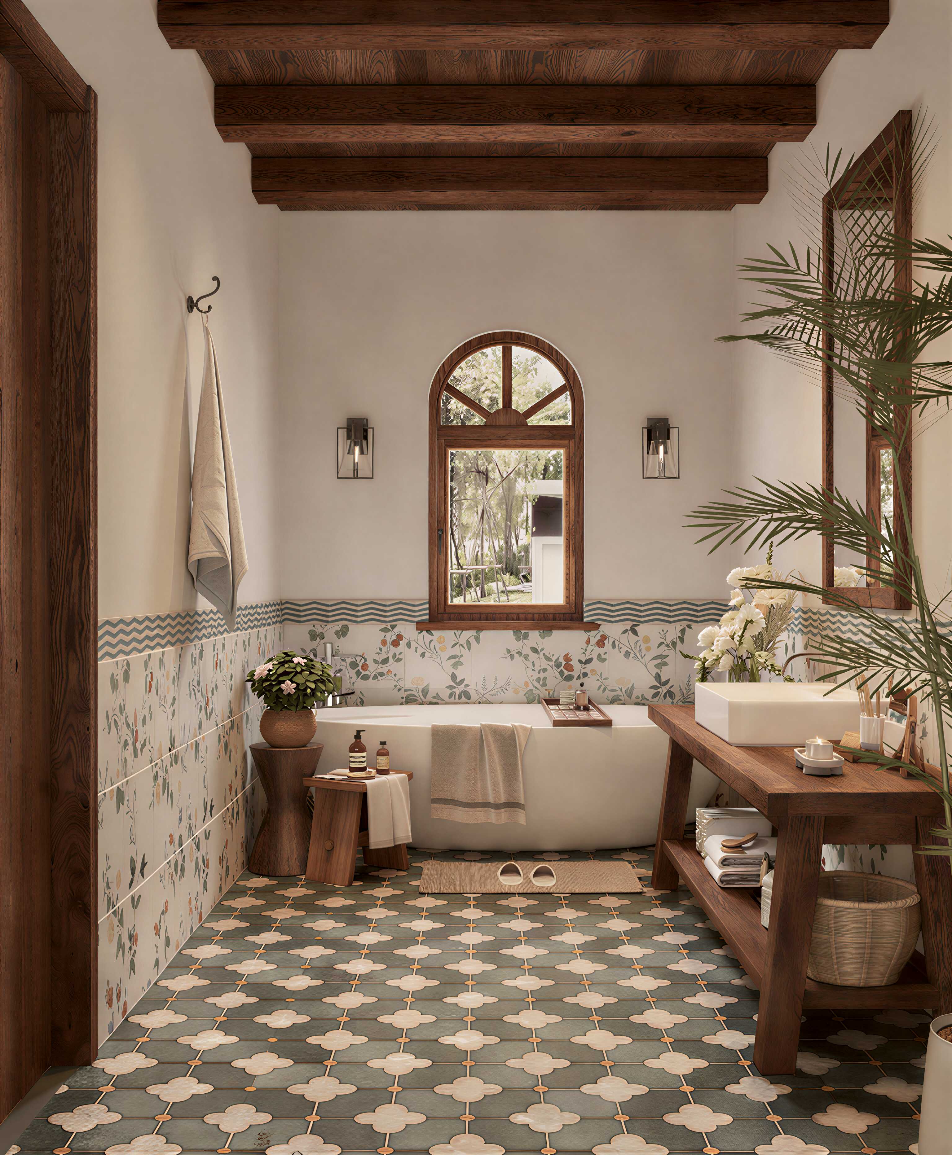 法式田园风卫生间浴室-3223824