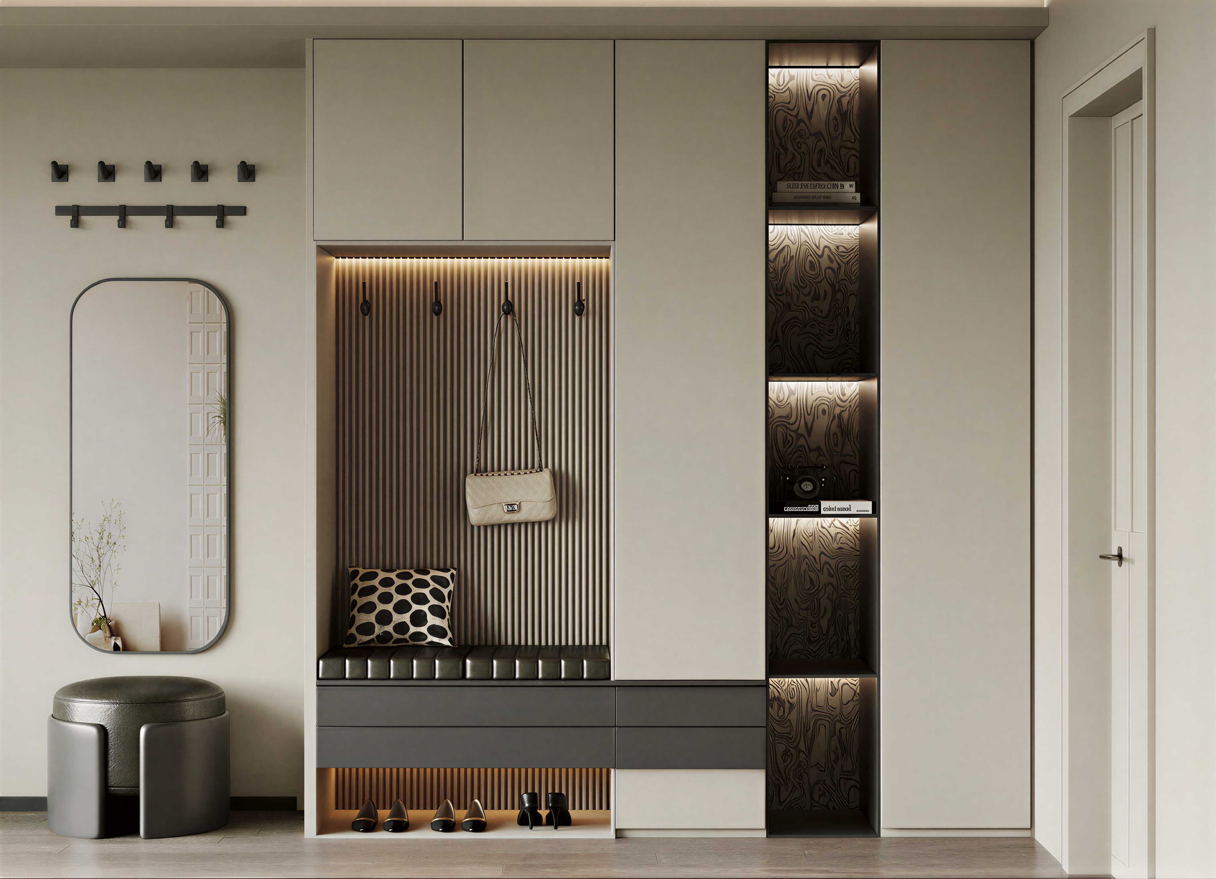 现代鞋柜-3227463