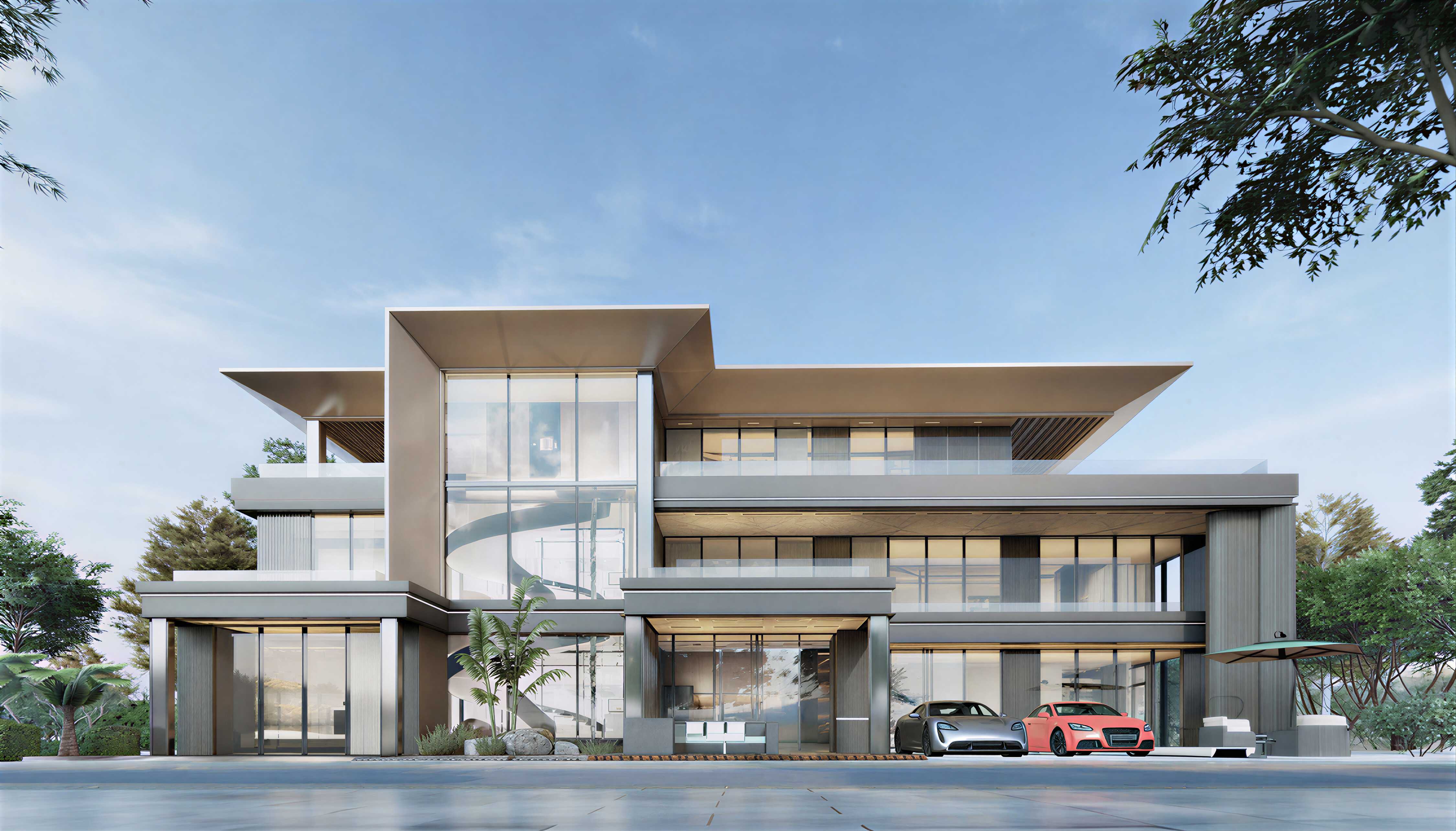 现代建筑外观-3278975